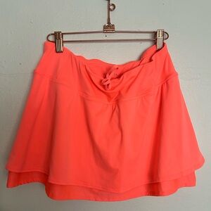 Athleta Tennis Neon Pink Active Skort Medium Golf Tennis Activewear Preppy
